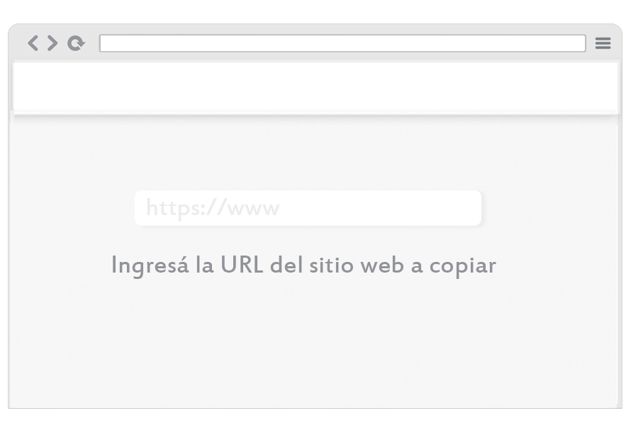 copiar sitio web